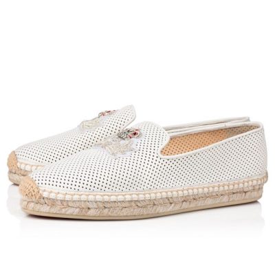 Alpargatas Nanou Orlato Christian Louboutin Mujer - Blancos - 3170557BWI3